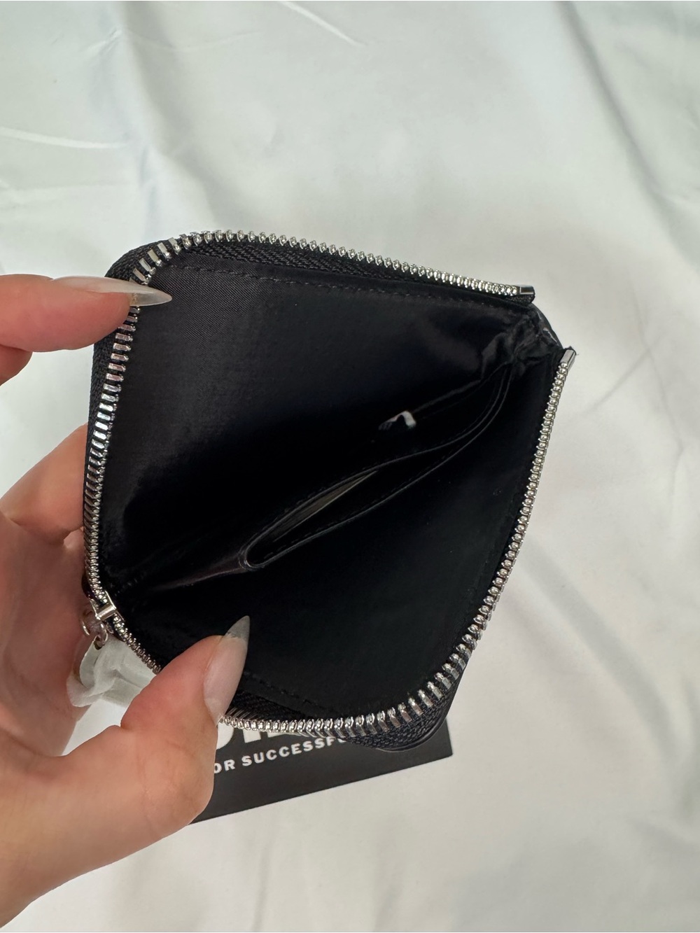 DIESEL Black Zip Leather Embossed Wallet Holi-D bi-fold NWT - Picture 3 of 5